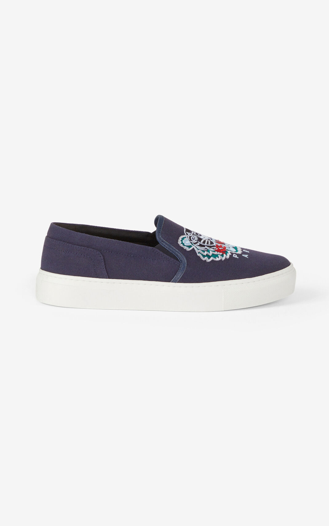 Zapatillas Kenzo K Skate Tiger slip on Mujer Azul Marino Azules HAE192457